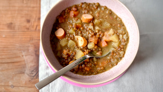 Lentil soup – gluten-free...if you pay attention