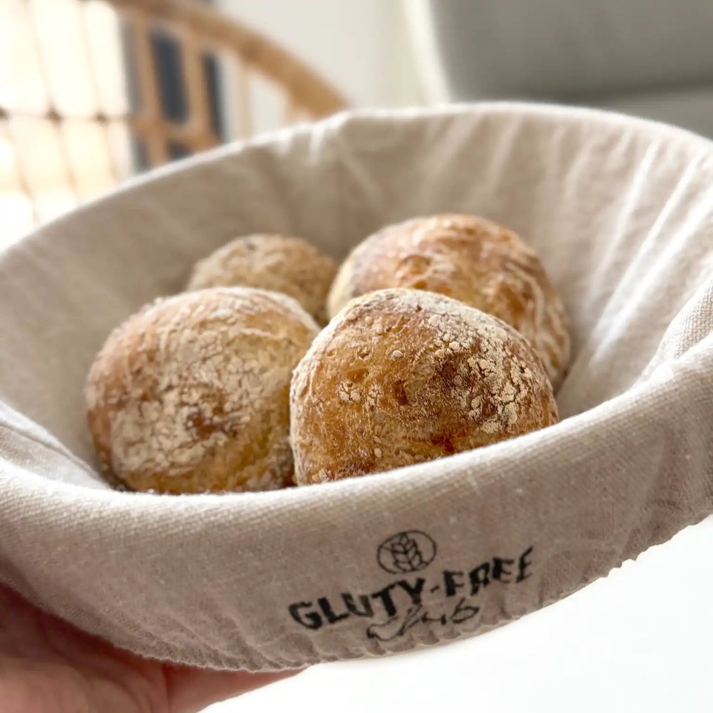 Banneton / Bread basket round, gluten-free only