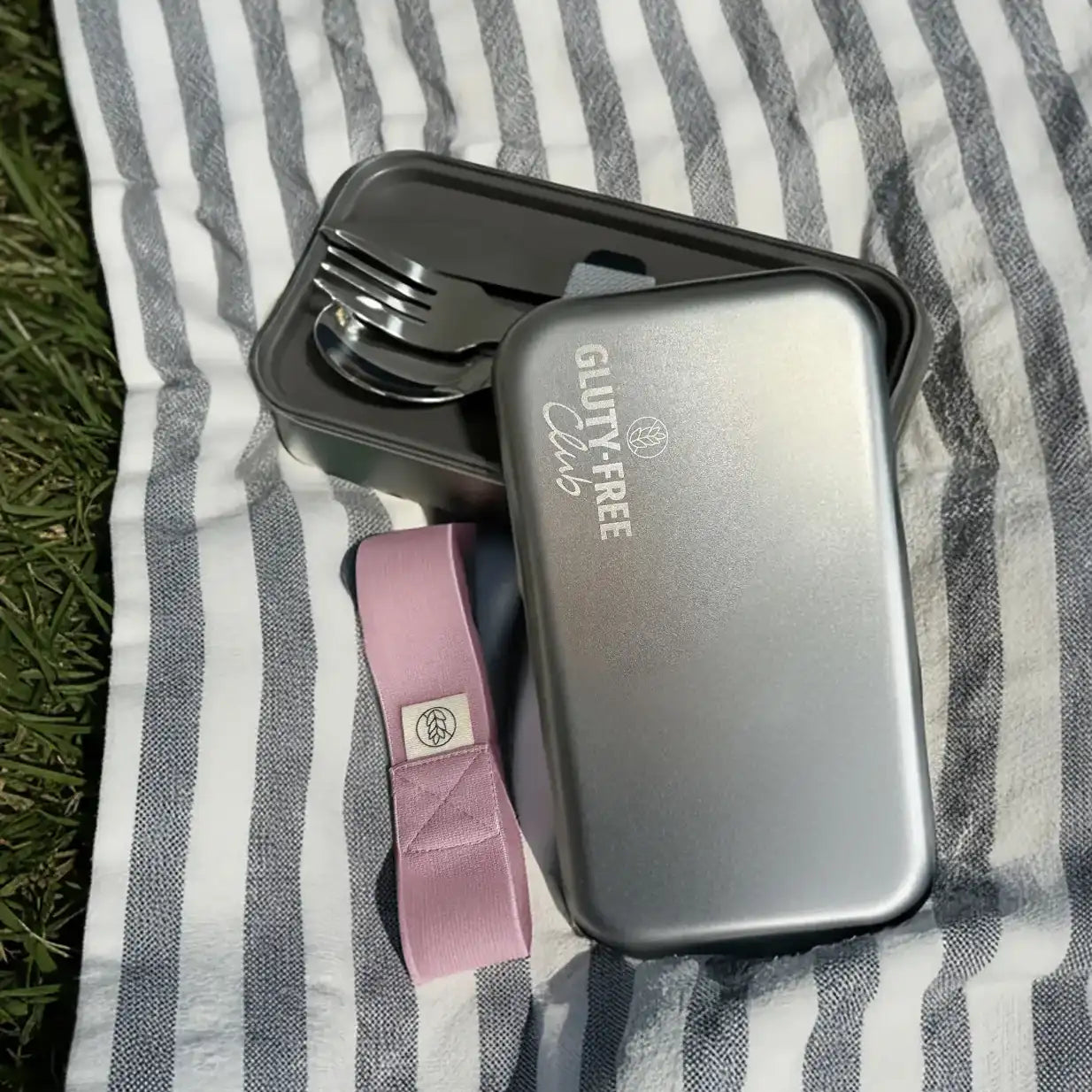 Stainless steal lunchbox single, gluten-free only