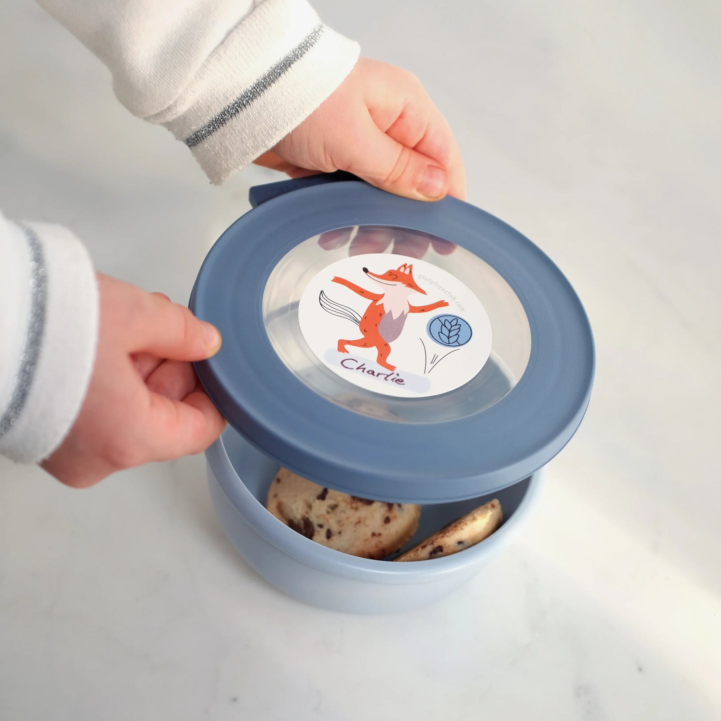 Sticker Fox, dishwasher-safe, set, gluten-free only