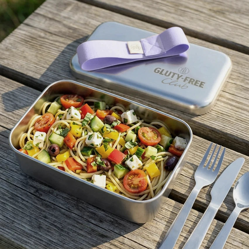 Stainless steal lunchbox single, gluten-free only