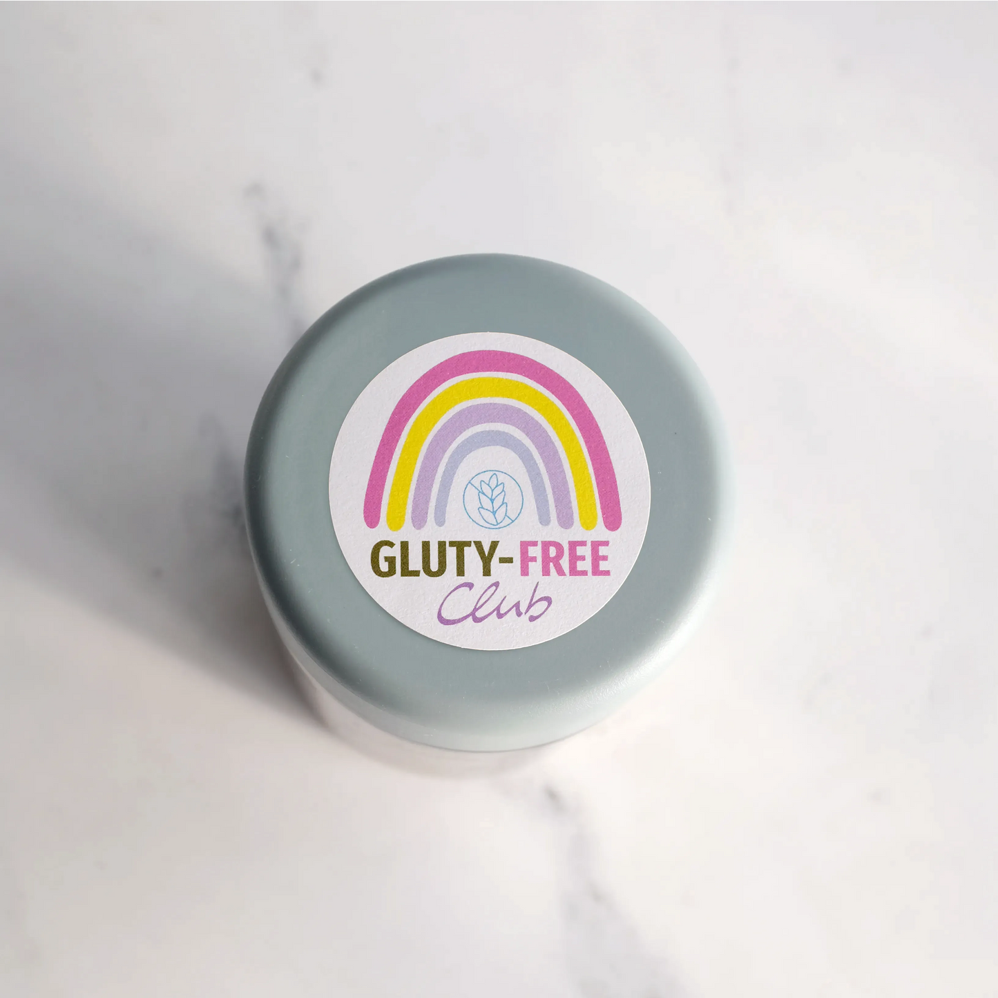 Sticker rainbow pink, set, gluten-free only