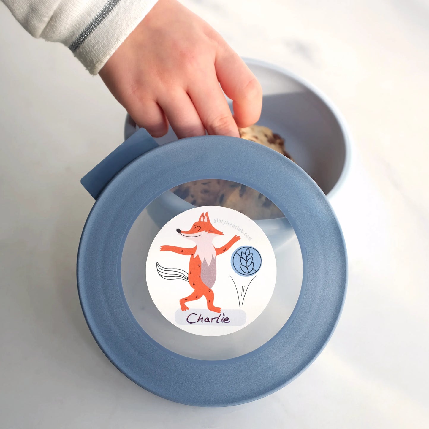 Sticker Fox, dishwasher-safe, set, gluten-free only