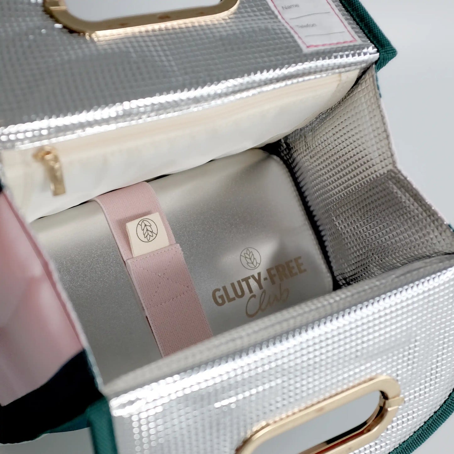 Lunchbag & Lunchbox Set, grün