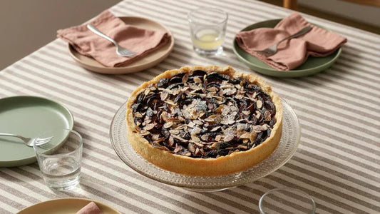 Gluten-Free Plum Tart with Almond Cream