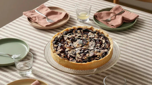 Gluten-Free Plum Tart with Almond Cream