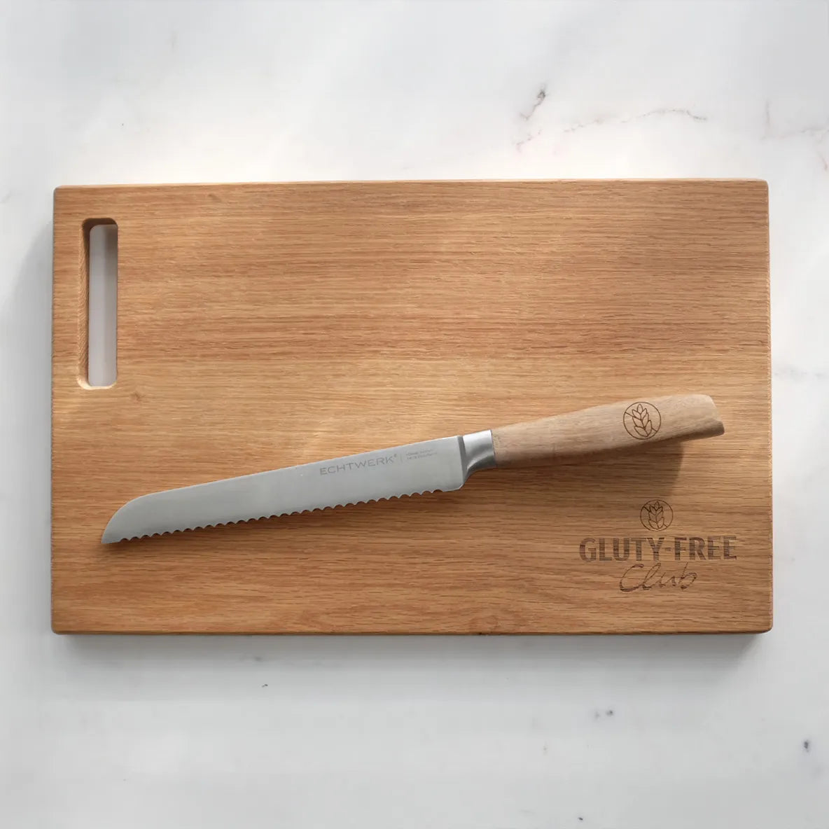 Brotmesser & Holzbrett Bundle  - glutenfreie Nutzung