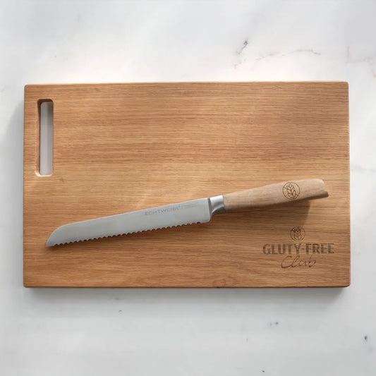 Brotmesser & Holzbrett Bundle  - glutenfreie Nutzung