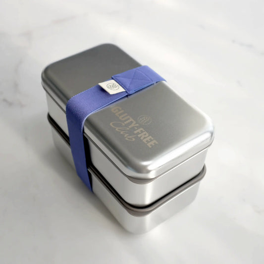 Edelstahl Lunchbox, doppelt, glutenfreie Nutzung