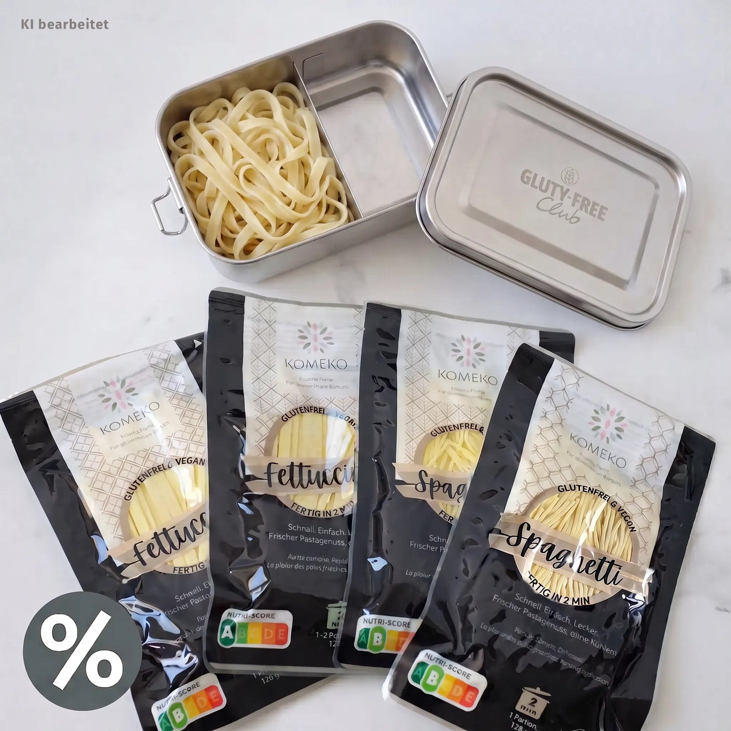 Lunchbox × Glutenfreies Pasta-Bundle