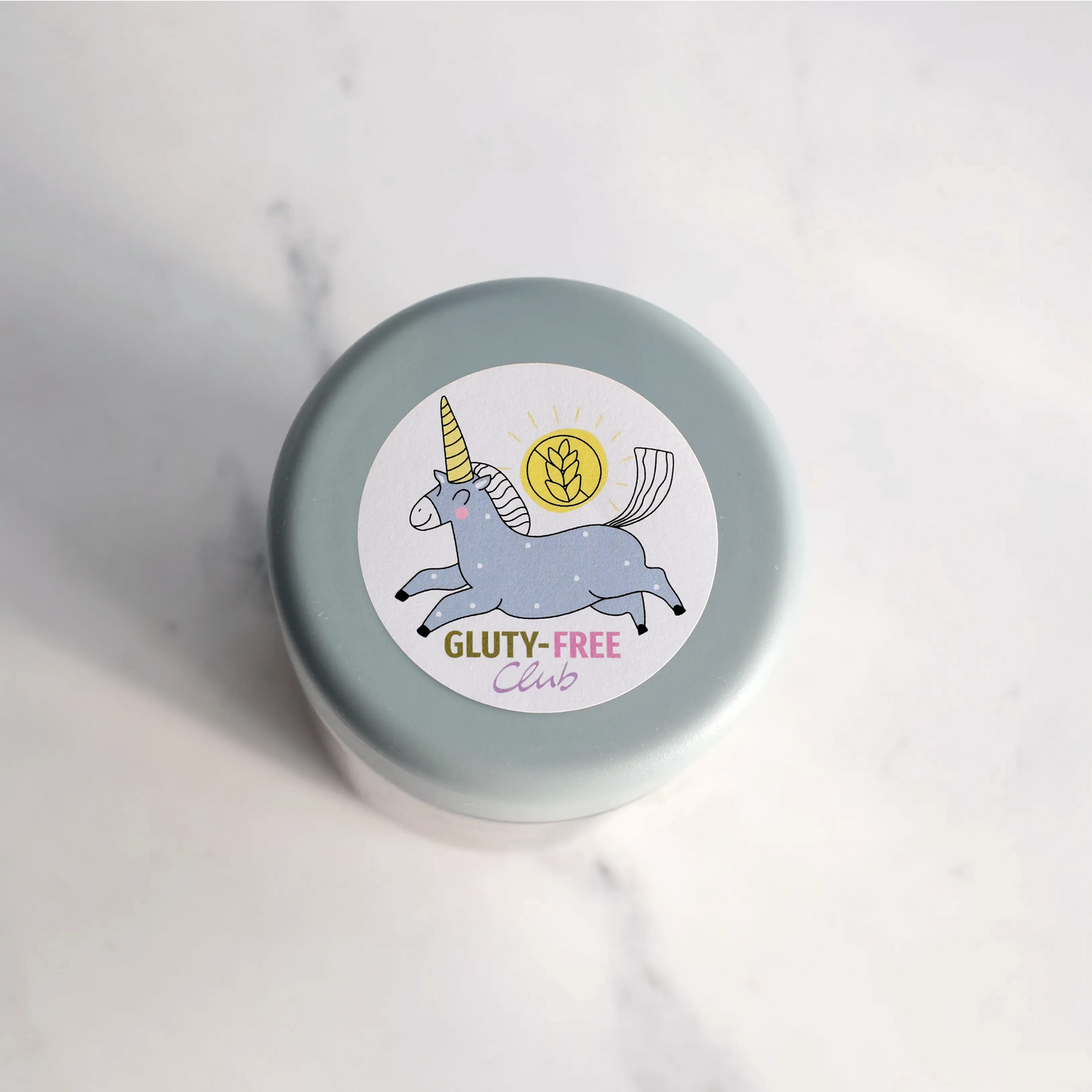 Sticker unicorn, set, gluten-free only