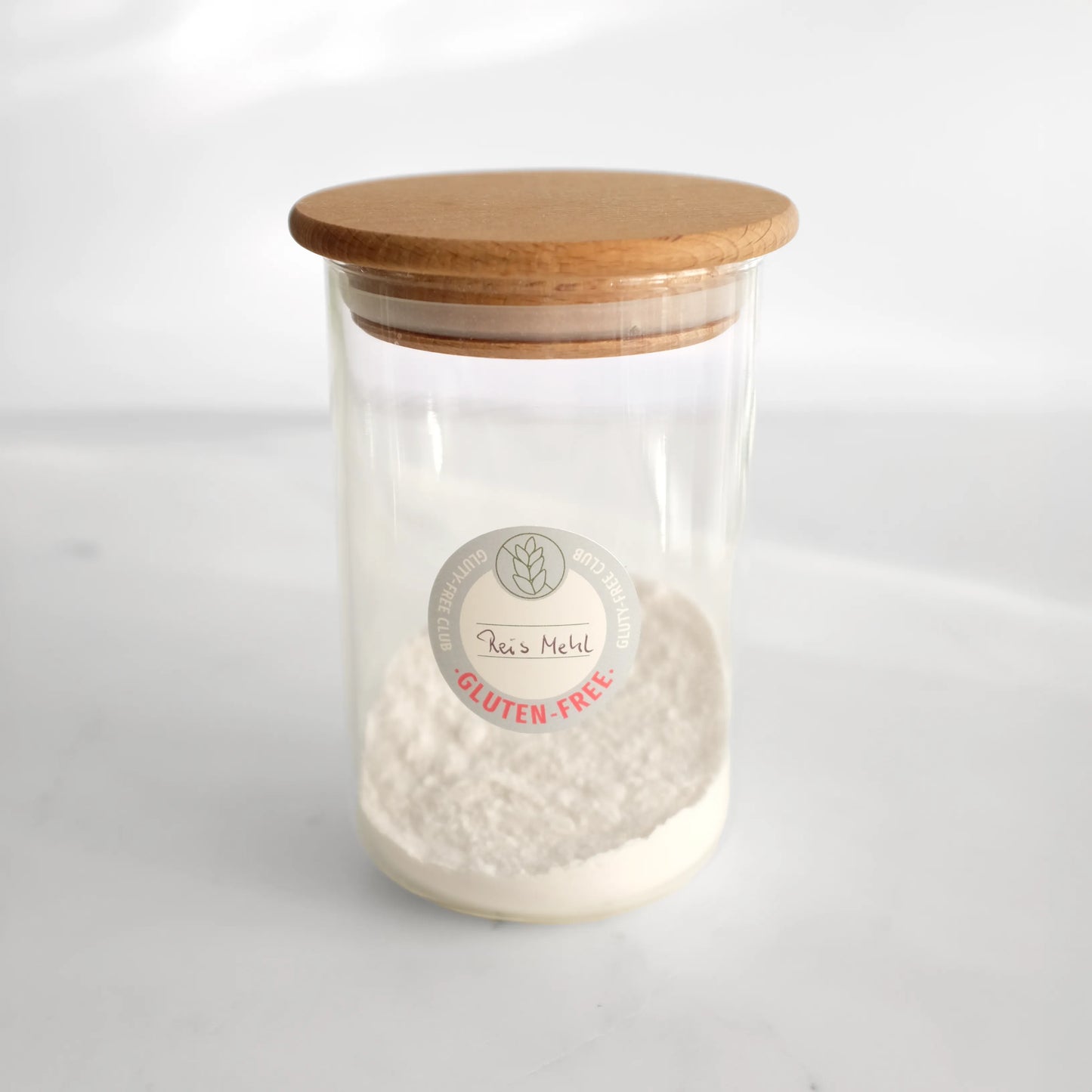 Aufkleber "Gluten-Free", Spülmaschinen geeignet  & beschreibbar, Set zum glutenfrei & sicher organisieren