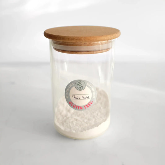 Vinyl Aufkleber "Gluten-Free", Spülmaschinen geeignet  & beschreibbar, Set