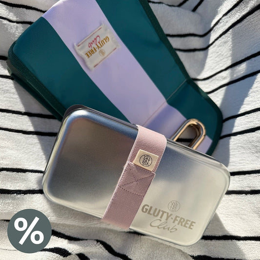 Lunchbag & Lunchbox Set, grün