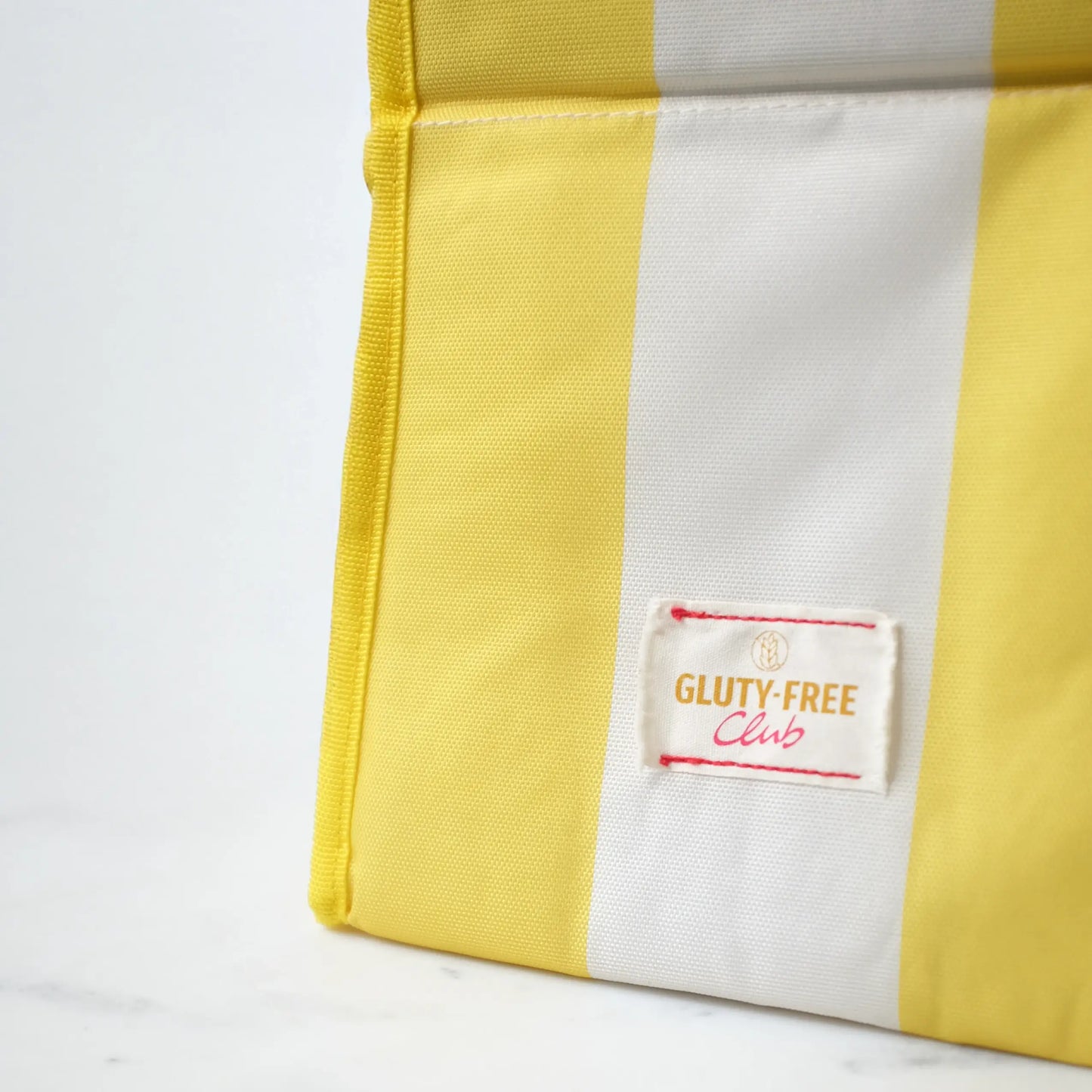 Isolierte Lunchbag Pro (Gelb gestreift) mit Schönheitsfehler